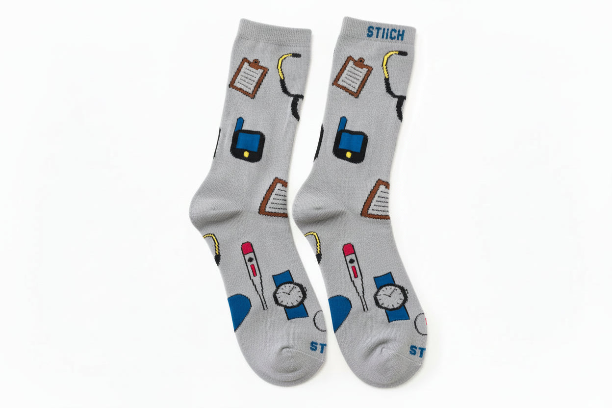 Everyday STIICHFLEX Crew Sock- Smooth