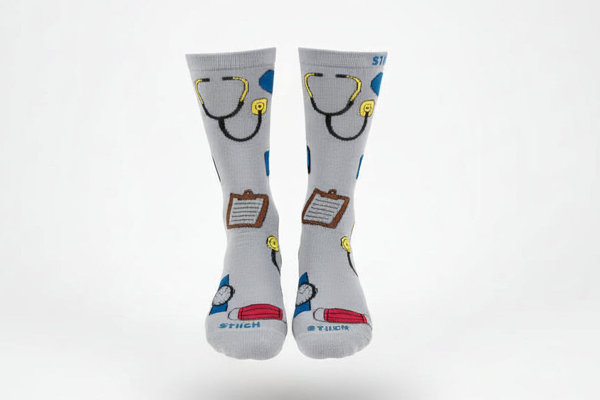 Everyday STIICHFLEX Crew Sock- Smooth