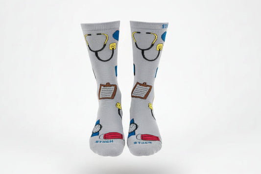 Everyday STIICHFLEX Crew Sock- Smooth