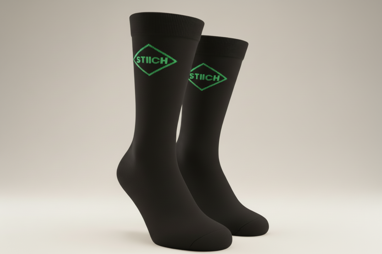 Everyday STIICHFLEX Crew Sock- Smooth