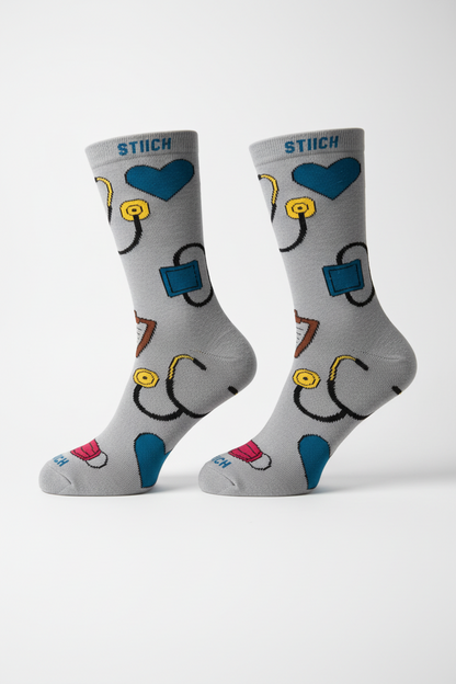 Everyday STIICHFLEX Crew Sock- Smooth