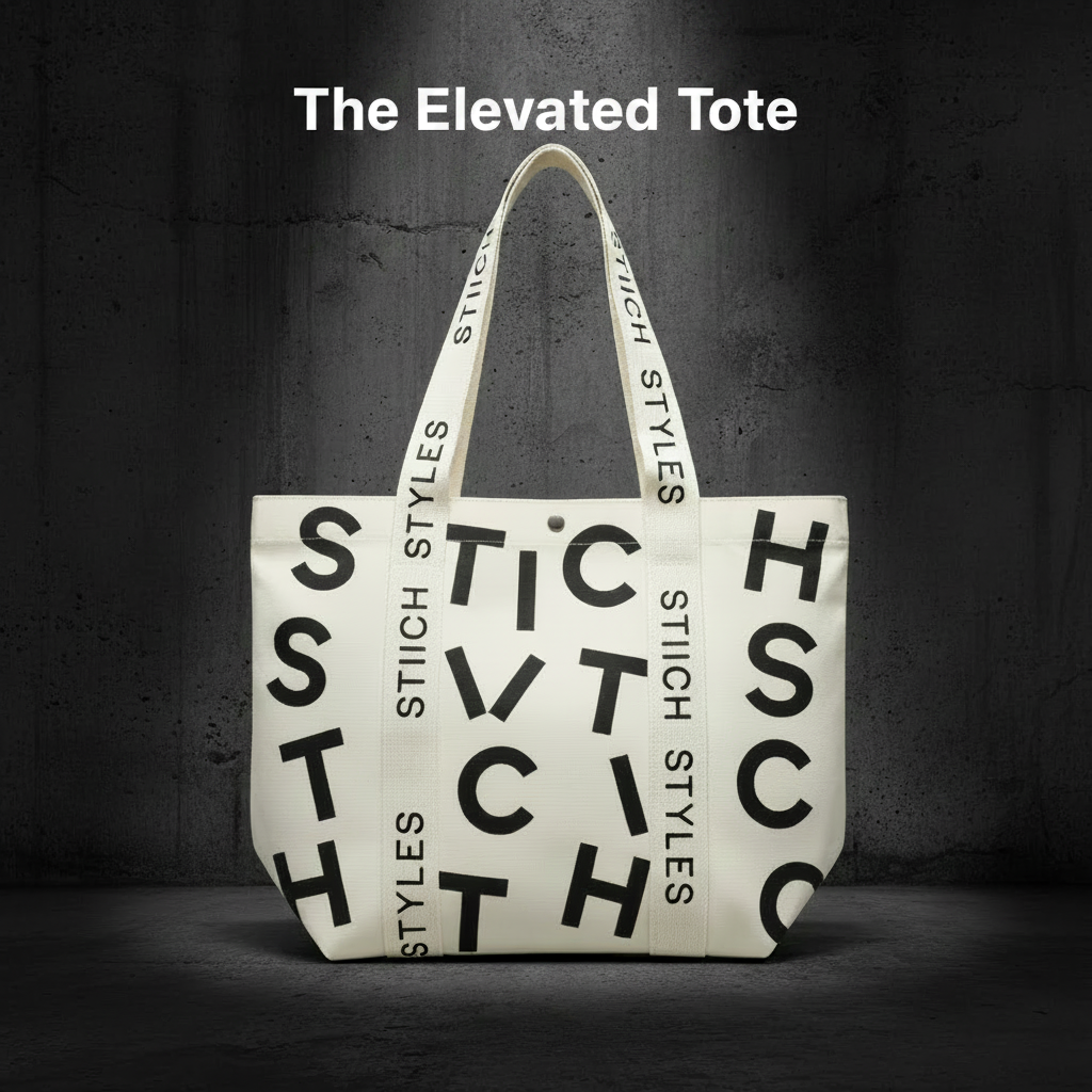 STIICH STYLES Tote Bag - Spotlight on Rough Background